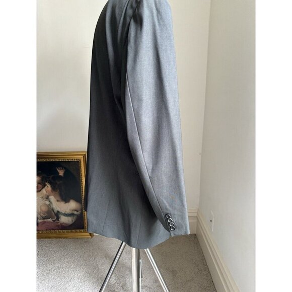 Hugo Boss Mens Blazer Wool Sport Coat US Sz 46L Einstein Sigma Super 110 MINT! - Picture 6 of 14